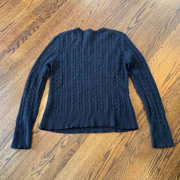 EXPRESS DESIGN‎ STUDIO Sweater Womens XL Wool Angora Cashmere Blend Cable Knit - Picture 6 of 8